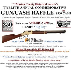 2026 Gun Raffle Flyer